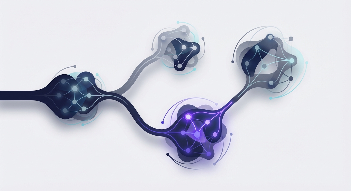 three types of machine learning illustration